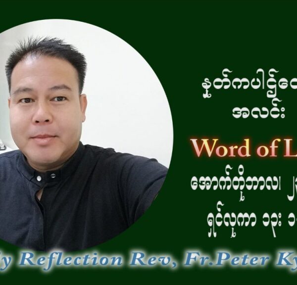ဖာသာရ် ပီတာကြည်မောင် (၂၉) ကြိမ်မြောက် သာမာန်ရက်သတ္တပတ် စနေနေ့ ဩဝါဒ အောက်တိုဘာလ ၂၃ ၊ ၂၀၂၁