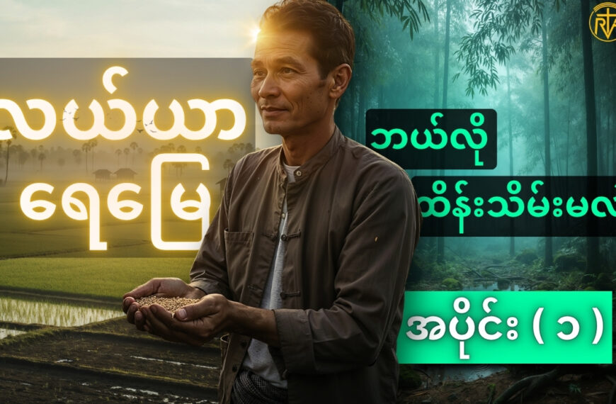 လယ်ယာသစ်တော နှင့် ရေမြေထိန်းသိမ်းခြင်း အပိုင်း ( ၁ )