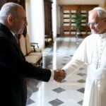 ရဟန်းမင်းကြီးလေအို (၁၄) သည်အာမေးနီးယားနိုင်ငံသမ္မတအားလက္ခံတွေ့ဆုံ။