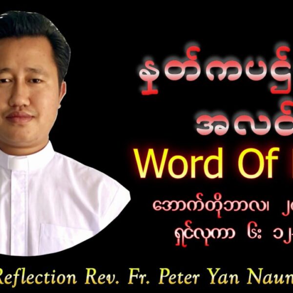 ဖာသာရ် Peter Yan Naung (မန္တလေးကက်သလစ်ဂိုဏ်းချုပ်သာသနာ) (၃၀)ကြိမ်မြောက်သာမန်ကာလ အင်္ဂါနေ့ ၂၈၊ ၁၀၊ ၂၀၂၅