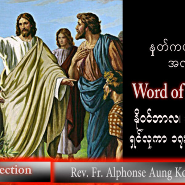 ဖာသာရ် Alphonse Aung Ko Latt (မန္တလေးကက်သလစ်ဂိုဏ်းချုပ်သာသနာ) (၃၂)ကြိမ်မြောက်သာမန်ကာလ သောကြာနေ့ ၁၄၊ ၁၁၊ ၂၀၂၅