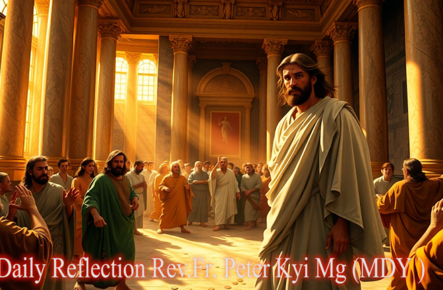 ဖာသာရ် Peter ကြည်မောင်(မန္တလေးကက်သလစ်ဂိုဏ်ချုပ်သာနာ) (၃၃)ကြိမ်မြောက်သာမန်ကာလ မြောက်သာမန်ကာလ ကြာသပတေးနေ့ ၂၁၊ ၁၁၊ ၂၀၂၅