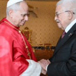 ရဟန်းမင်းကြီးလေအို (၁၄) ပါလက်စတိုင်းသမ္မတအားဗာတီကန်၌လက်ခံတွေ့ဆုံ