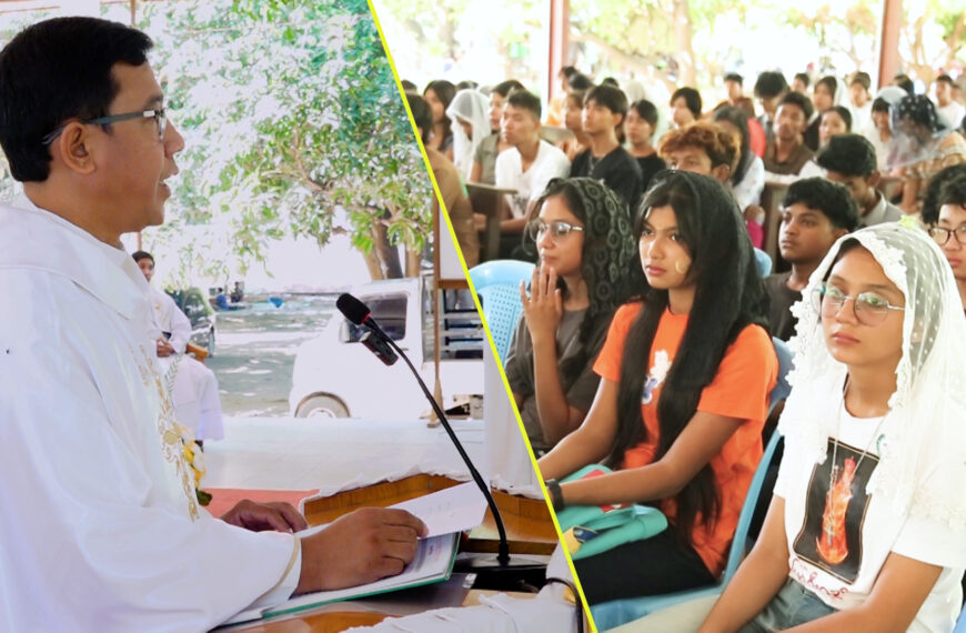 မန္တလေးကက်သလစ်သာသနာလုံးဆိုင်ရာ လူငယ်များ၏ လူငယ်မစ္ဆားတရားဩဝါဒတရား။