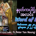 ဖာရ်သာ Peter Yan Naung(မန္တလေးကက်သလစ်ဂိုဏ်းချုပ်သာသနာ) ခရစ္စ်မတကာလ တနင်္လာနေ့ ၂၉၊ ၁၂ ၊ ၂၀၂၅