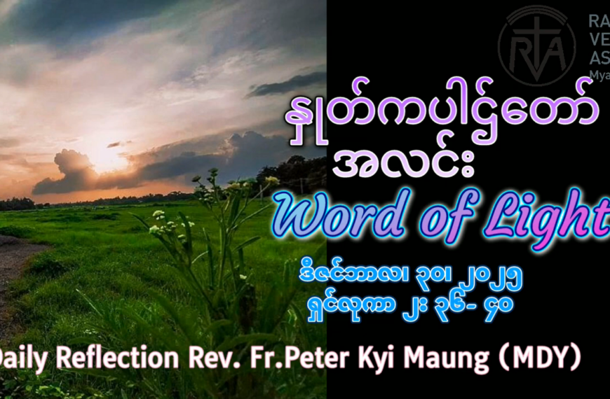 ဖာရ်သာ Peter Kyi Maung (မန္တလေးကက်သလစ်ဂိုဏ်းချုပ်သာသနာ) ခရစ္စ်မတကာလ အင်္ဂါနေ့ ၃၀၊ ၁၂ ၊ ၂၀၂၅