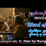 ဖာရ်သာ Peter Kyi Maung(မန္တလေးကက်သလစ်ဂိုဏ်းချုပ်သာသနာ) သာမန်ကာလတတိယ အင်္ဂါနေ့ ၂၇၊ ၁၊ ၂၀၂
