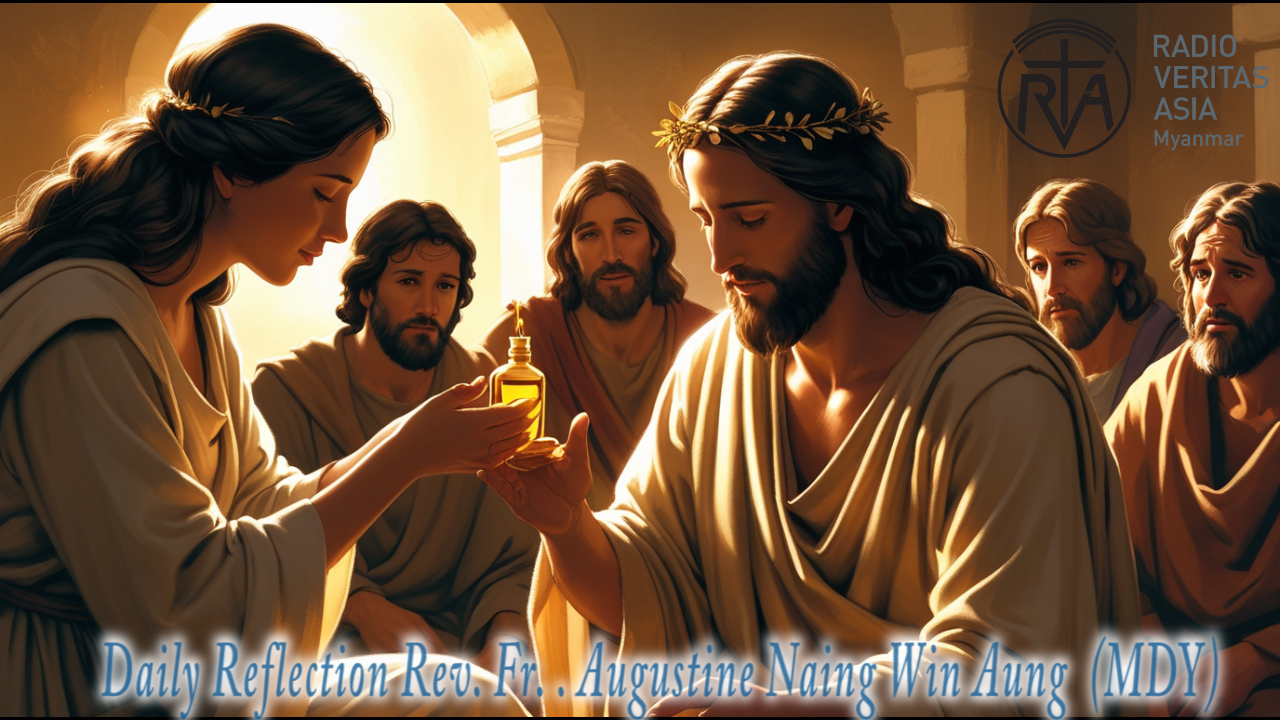 ဖာရ်သာ Augustine Naing Win Aung (မန္တလေးကက်သလစ်ဂိုဏ်းချုပ်သာသနာ) သန့်ရှင်သောရက်သတ္တပါတ် ‌‌တနင်္လာနေ့ ၃၀၊ ၃၊ ၂၀၂၆