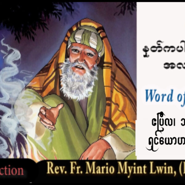 ဖာရ်သာ Mario Myint Lwin (ကျိုင်းတုံကက်သလစ်ဂိုဏ်းအုပ်သာသနာ) ပါစကားဒုတိယသီတင်းပတ် ‌‌အင်္ဂါနေ့ ၁၄၊ ၄၊ ၂၀၂၆