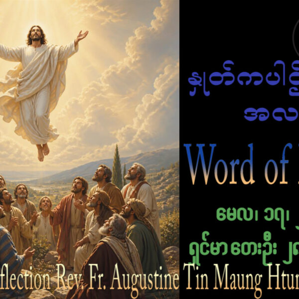 ဖာရ်သာ Augustine Tin Maung Htun (မန္တလေးကက်သလစ်ဂိုဏ်းချုပ်သာသနာ) သခင်ယေဇူးမိုးကောင်းကင်သို့တက်ကြွတော်မူသောပွဲတော်နေကြီး တနင်္ဂနွေနေ့ ၁၇၊ ၅၊ ၂၀၂၆