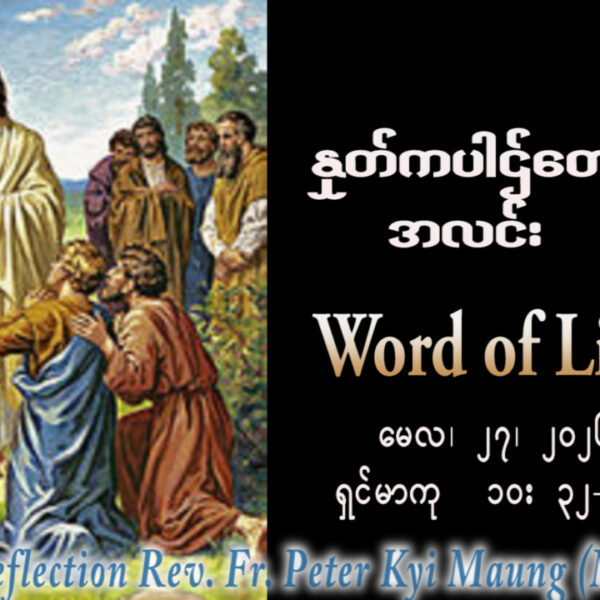 ဖာရ်သာPeter Kyi Mg (မန္တလေးကက်သလစ်ဂိုဏ်းချုပ်သာသနာ) သာမန်ကာလ အဌမသီတင်းပါတ်ဗုဒ္ဓဟူးနေ့ ၂၇၊ ၅၊ ၂၀၂၆