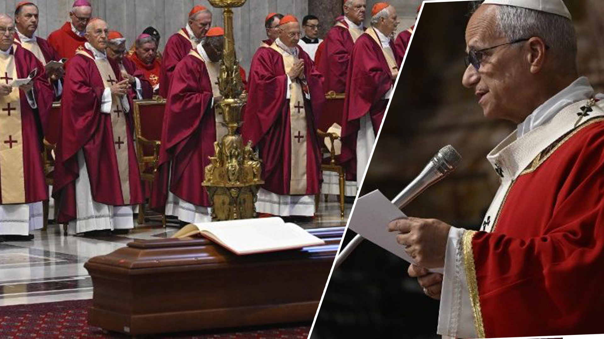 ကာဒီနယ် ကာမီလို ရူအီနီ (Cardinal Camillo Ruini) ၏ ဈာပနမစ္ဆားတရားတော်ကို ပုပ် ရဟန်းမင်းကြီး လီယို (၁၄) ဦးဆောင်ပူဇော်။