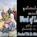ဖာရ်သာ Paschal Thi Ko Shin (SDB) (၁၄)ကြိမ်မြောက်သာမန်ကာလ စနေနေ့ ၁၁၊ ၇၊ ၂၀၂၆