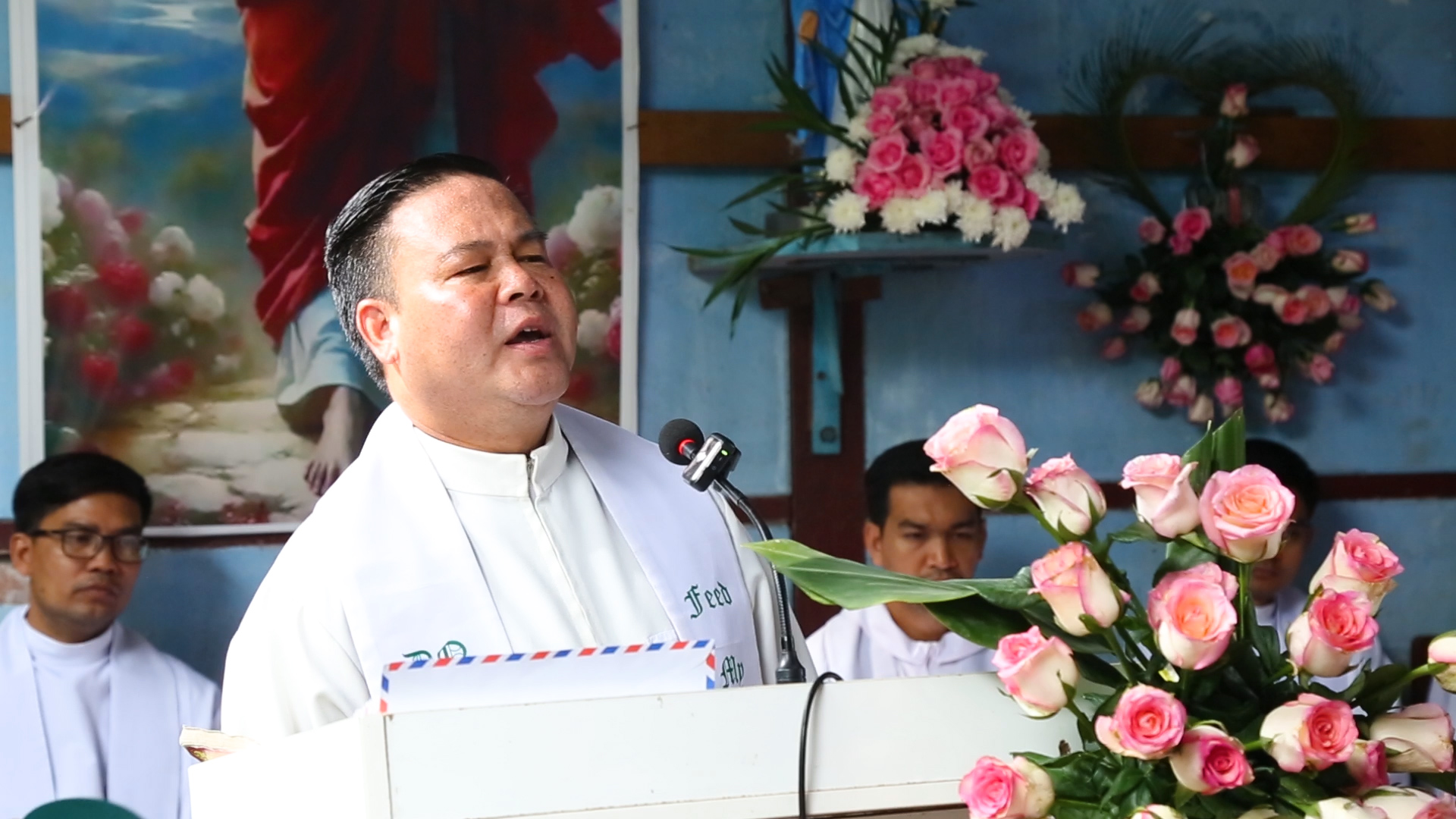 စိန့်ဂျော်ကင်းနှင့်စိန့်အန်နား ဘုရားကျောင်းပွဲနေ့ဩဝါဒတရား။