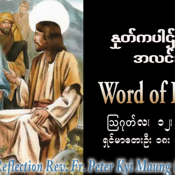 ဖာရ်သာ Peter Kyi Maung (မန္တလေးကက်သလစ်ဂိုဏ်းချုပ်သာသနာ) (၁၉)ကြိမ်မြောက်သာမန်ကာလ ဗုဒ္ဓဟူးနေ့ ၁၂၊ ၈၊ ၂၀၂၆