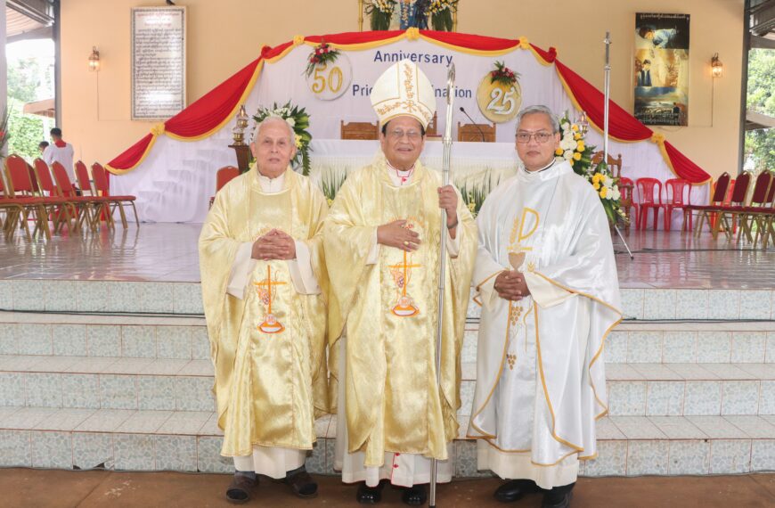 ရဟန်းဝါတော်( ၅၀)နှစ်ပြည့် ရွှေစင်ဂျူဘီလီ နှင့် (၂၅) နှစ်ပြည့် ငွေစင်ဂျူဘီလီပွဲကျင်းပ။