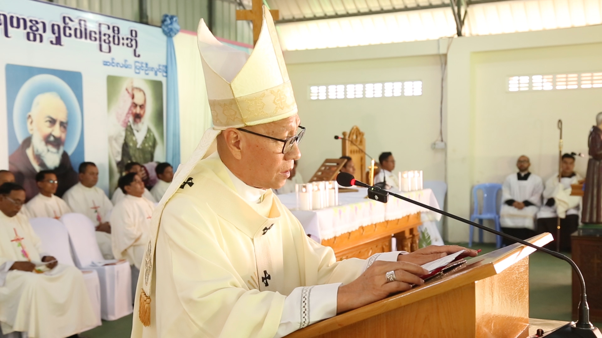 ဆုတောင်းပြည့်ရဟန္တာစိန့်ပါဒြေပီးအို ပွဲနေ့ဩဝါဒတရား။